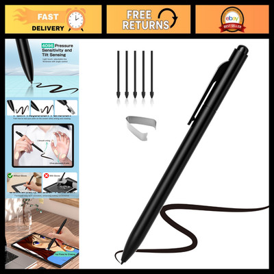 Non-Magnetic Stylus Pen with Eraser for Remarkable 2 - 5 Replaceable Tips