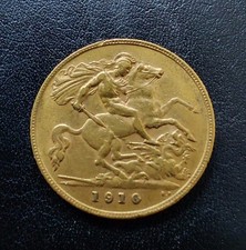 1910 Edward VII Half Sovereign 22ct Gold Bullion Coin