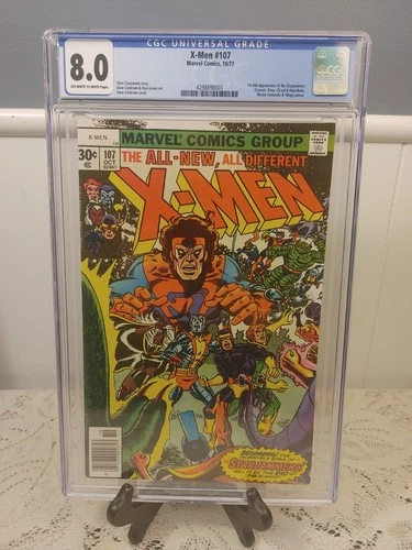Uncanny X-Men #107 (Marvel Comics) [CGC Graded 8] OFF WHITE- WHITE PAGES