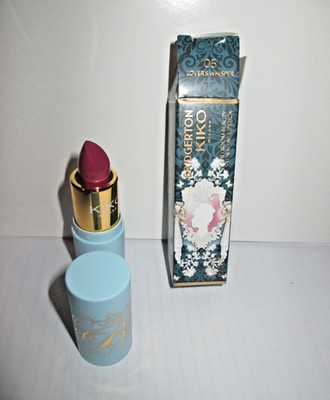 KIKO MILANO Bridgerton Satin Shine Lipstick in 05 Lover's Whisper New FS Boxed