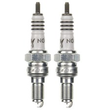 2x NGK Iridium Zündkerze CR8EHIX-9 3797 für Honda CB 500 VT 125 XL 125 FJS 400