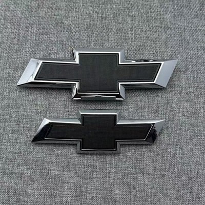 Für 2016-2024 Chevrolet Camaro Vorne Gitter Hinten Koffer Chrome Schwarz Emblem