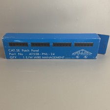 Allen Tel CAT.5E 24 Port Patch Panel AT55B-PNL-24 