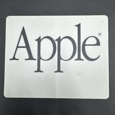 Vintage Apple Mouse Pad Original Garamond Typ...