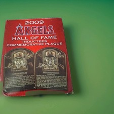 Angels Baseball 2009 Hall of Fame Inductees Commemorative Plaque Finley/Downing