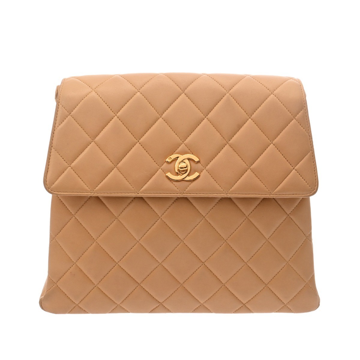 CHANEL Matelasse Semi Shoulder Bag in Lambskin B350006