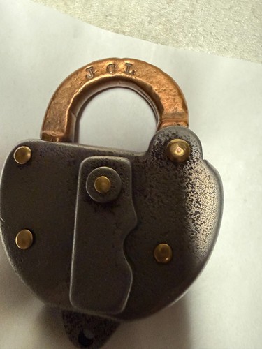 Fraim Antique JCL Jersey Central Lines (??)  Railroad Lock