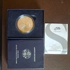 2007-W Burnished $1 American Silver Eagle Box, OGP & COA