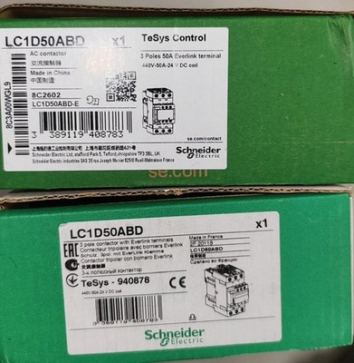 1PS New Schneider LC1D50ABD Welcome counteroffer AD