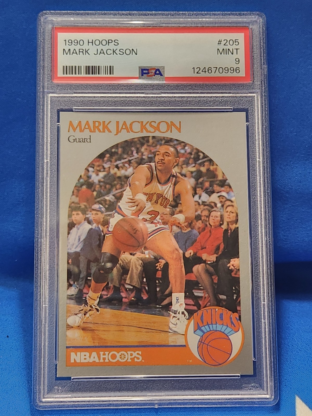 Mark Jackson MENENDEZ Brothers PSA 9 Mint 1990 Hoops #205