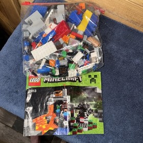 Minecraft Lego Set 21113 The Cave, Complete w/Instructions
