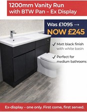 Ex Display Vanity And Bathroom Sale Job Lot