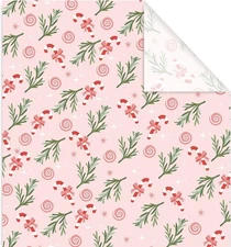 JarThenaAMCS 6 Sheets Christmas Wrapping 1 Count (Pack of 6), pink candy 