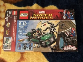 LEGO Marvel Super Heroes Spider-Man Spider-Cycle Chase (76004) Not Complete