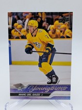 💥 2023-24 UD Series 2 Hockey Young Guns #498 Marc Del Gaizo Rookie; Predators 