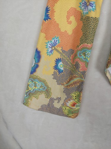 Vintage 70s Boho Chic Shirt Womens Medium Snap Button Western Paisley Studded US, Size M, $24.99 - Photo 10