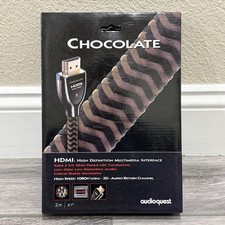 Audioquest HDMI Chocolate Cable - 2m / 6ft 7in - New Open-Box