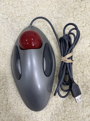 Logitech T-BC21 Optical Trackman Marble Mouse USB Wired Tested WORKS!
