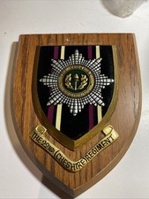 The 22nd Cheshire regiment plaque hand painted 
