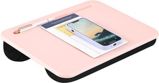 Compact Lap Desk - Fits up to 15 Inch Laptops - Rose Quartz - High Quality