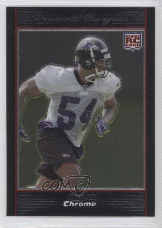 Prescott Burgess #BC36 2007 Bowman Chrome Football Basse Set