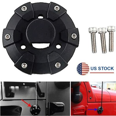 Black Antenna Base Cover For Jeep Wrangler JK JL JLU JT Rubicon Sahara 2007-2021