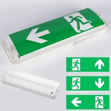 LED EMERGENCY LIGHT IP65 BULKHEAD EXIT SIGNMAINTAINED OR NON MAINTAINED LAMP