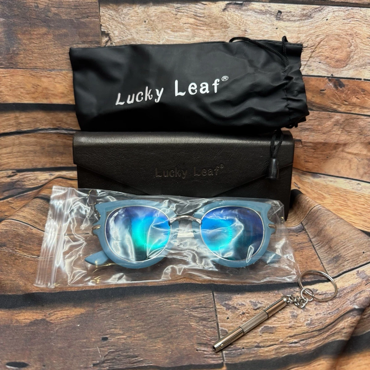 NWT Lucky Brand Capitola Aviator Sunglasses Blue Ray-Ban Aviator Sunglasses: Gold/Blue Flash Lenses 58/14/145  main image 4