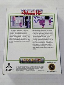 S-127 VINTAGE ORIGINAL ATARI LYNX XYBOTS VIDEO GAME WITH ORIGINAL BOX