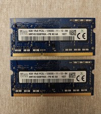SK Hynix 2x4GB 1rx8 PC3L-12800S RAM DDR3 Memory