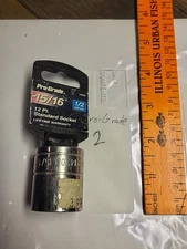 Pro-Grade 14208 15/16" Socket 12 Point, 1/2" Drive - NOS