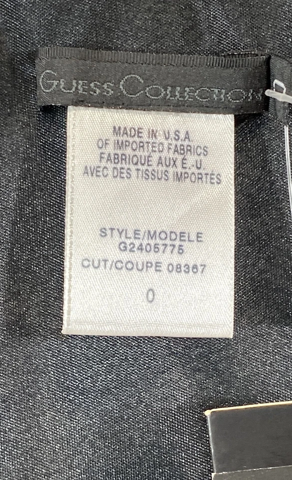 Vestido Vaina Guess Collection Negro Encaje Manga Campana Para Mujer Talla 0 Nuevo Con Etiquetas Foto 3 de 4