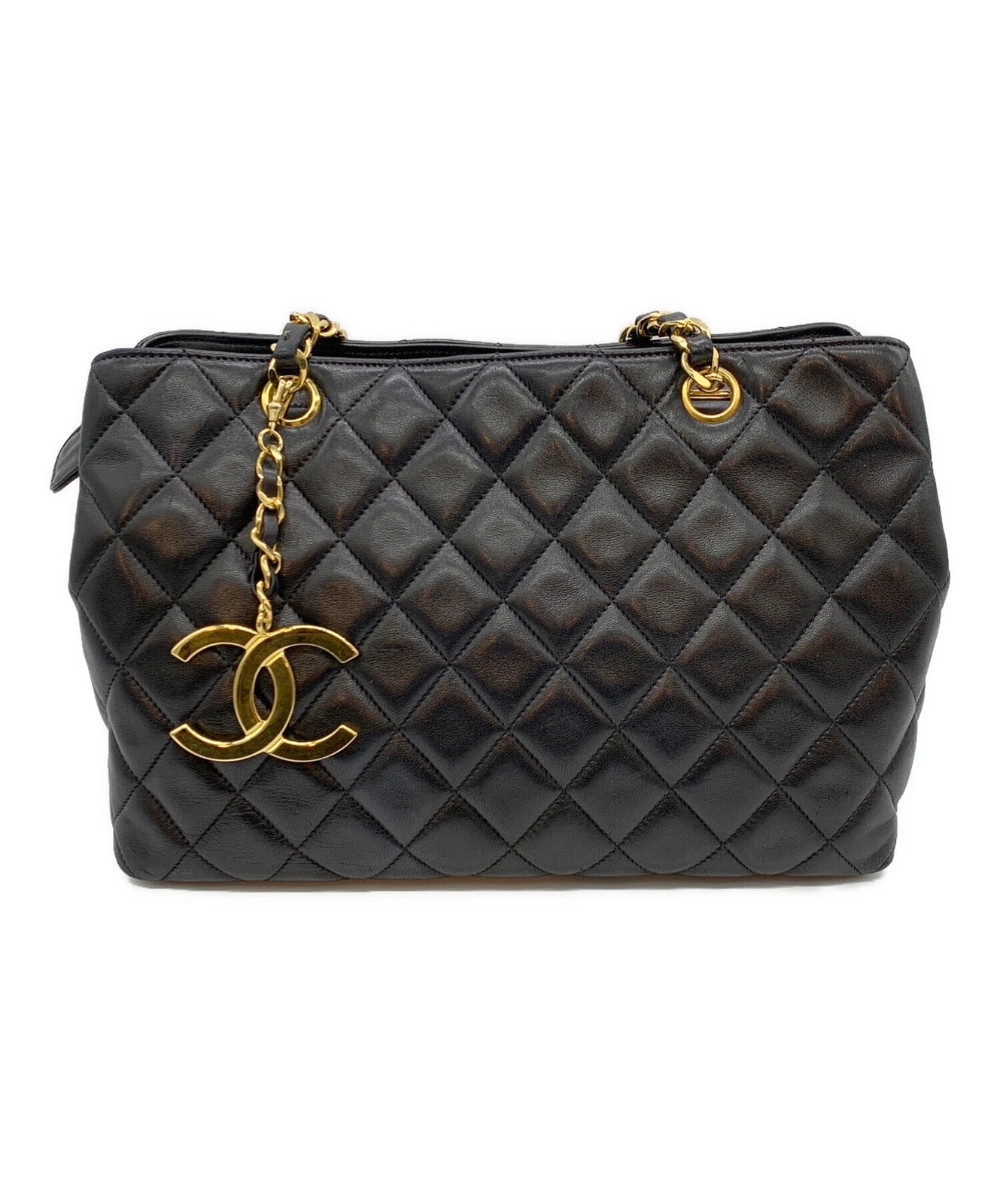 Chanel — Chanel Chain Shoulder Black Shoulder Bag #TFB804