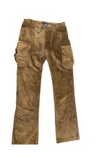 Polo Ralph Lauren Vintage 100 Suede Leather Cargo Pants