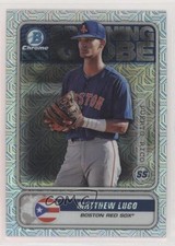 2020 Bowman Spanning The Globe Chrome Mega Box Mojo Refractor Matthew Lugo k4u