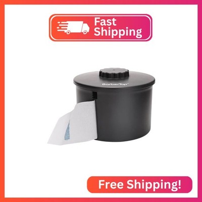 BARBERTOP Black Paper Roll Holder, Neck Strip Dispenser, Neck Papers Case, Haird