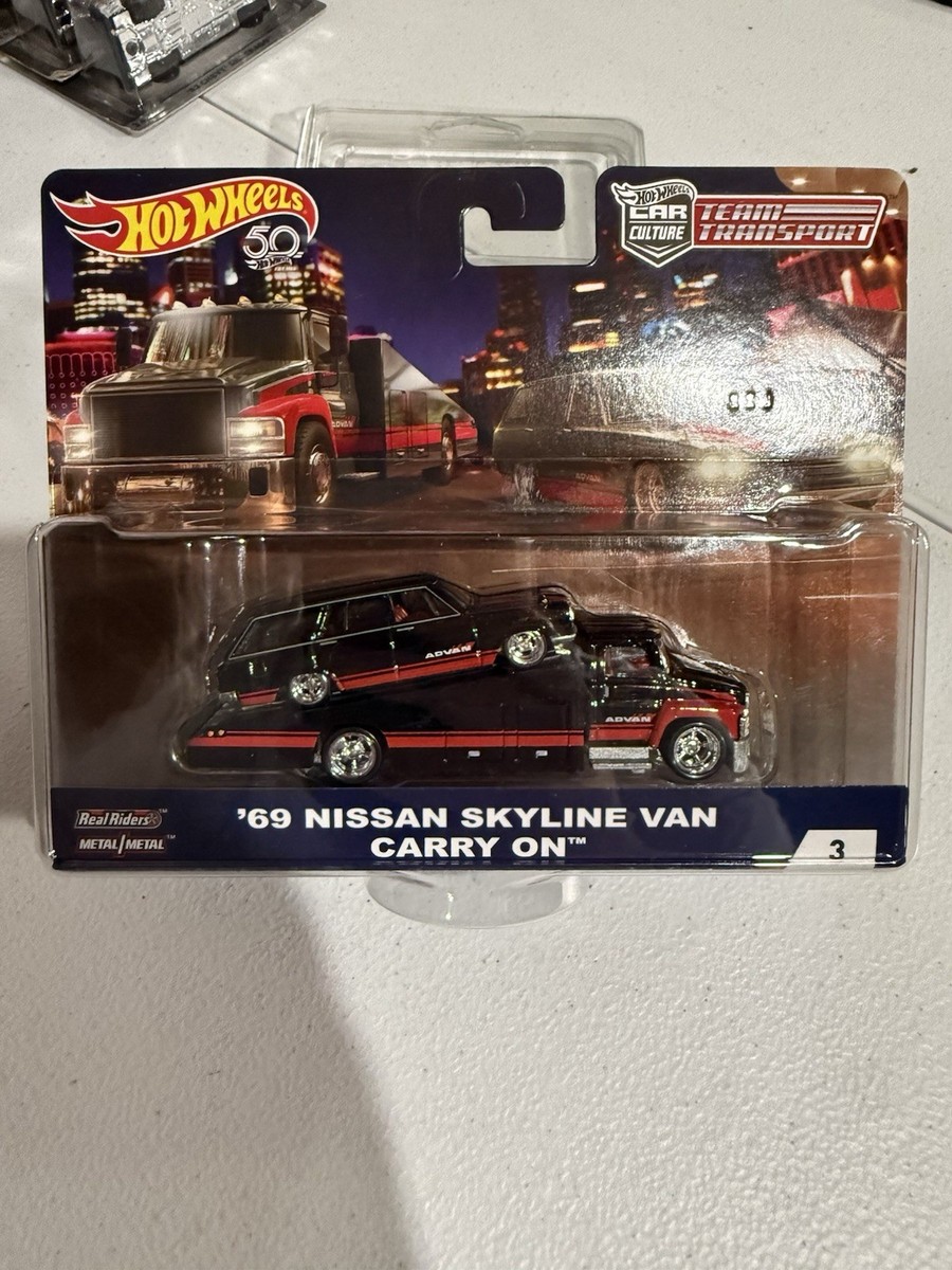 Hot Wheels Team Transport '69 Nissan Skyline Van Carry On | eBay