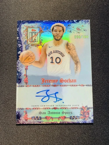 2025 Topps Signature Jeremy Sochan Purple (RAW)