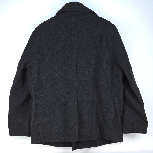 Abrigo American Eagle Doble Pecho Lana Guisante Hombre XXL Chaqueta Acogedora Exterior - Imagen 3 de 14