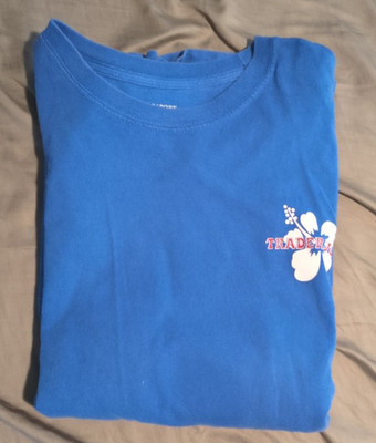 Trader Joe Port Long Sleeve TShirt 2XL Blue