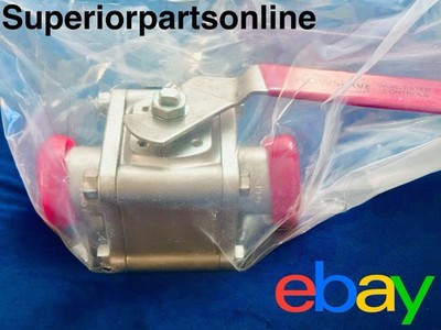 *NEW* Flowserve Worcester Controls A351-CF3M Ball Valve 2'' Tri-Clamp Ends