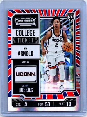 2024-25 Panini NIL UCONN #2 KK Arnold Red White Blue