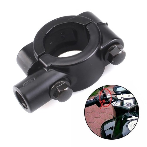 Supports miroir de haute qualité pour guidon 7/8 couleur noire design pratique - Photo 14/20