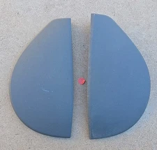 2009-2017 Chevrolet Traverse Dash Instrument Panel End Cap Covers Gray OEM Used