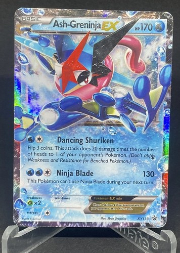 Ash-Greninja EX #XY133 (2016) - XY Promos - Black Star Promo - DMG/HP Condition