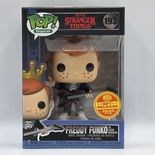 Funko Pop! Digital Stranger Things Freddy As Eddie #193 Royalty LE 3600 Pcs