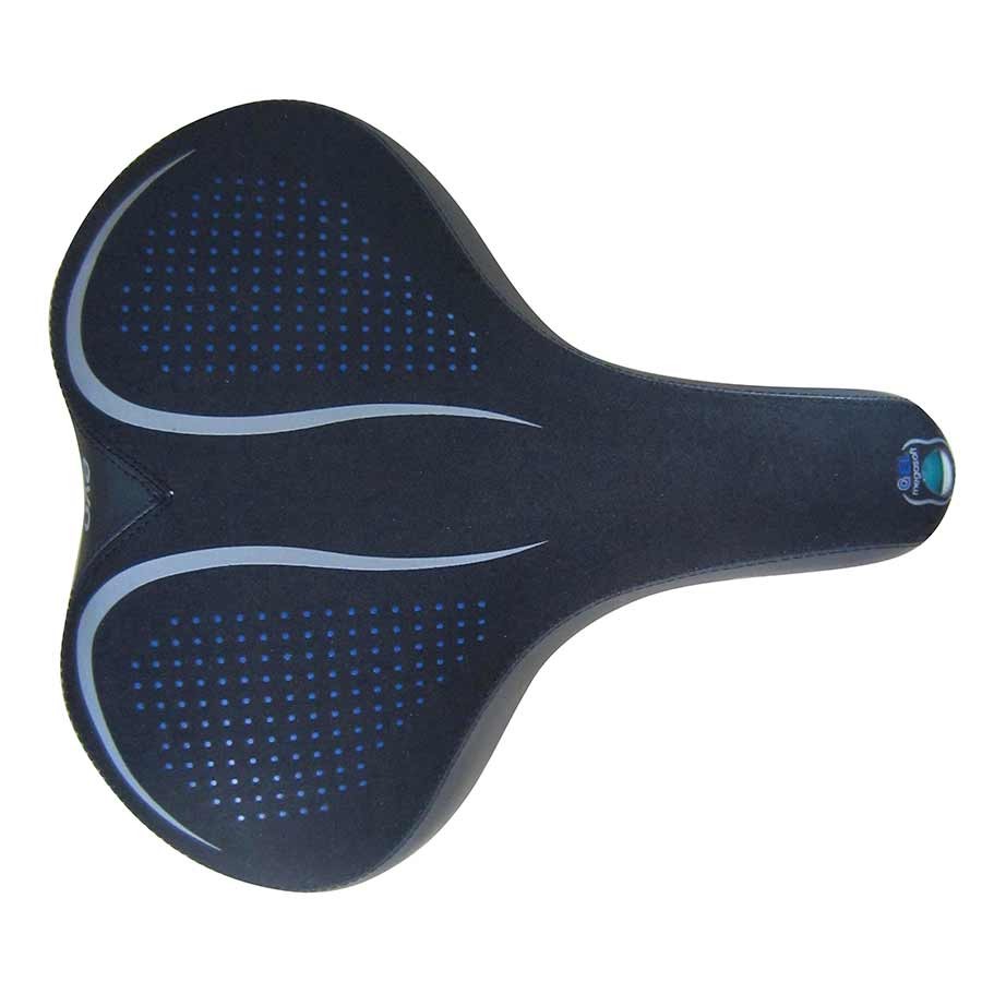 EVO Gel Comfort 280 ES-L Unisex Bicycle Saddle with Dual Elastomer Suspension &