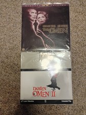 Omen 1 and Damien Omen II 2 Laserdisc laser disc lot