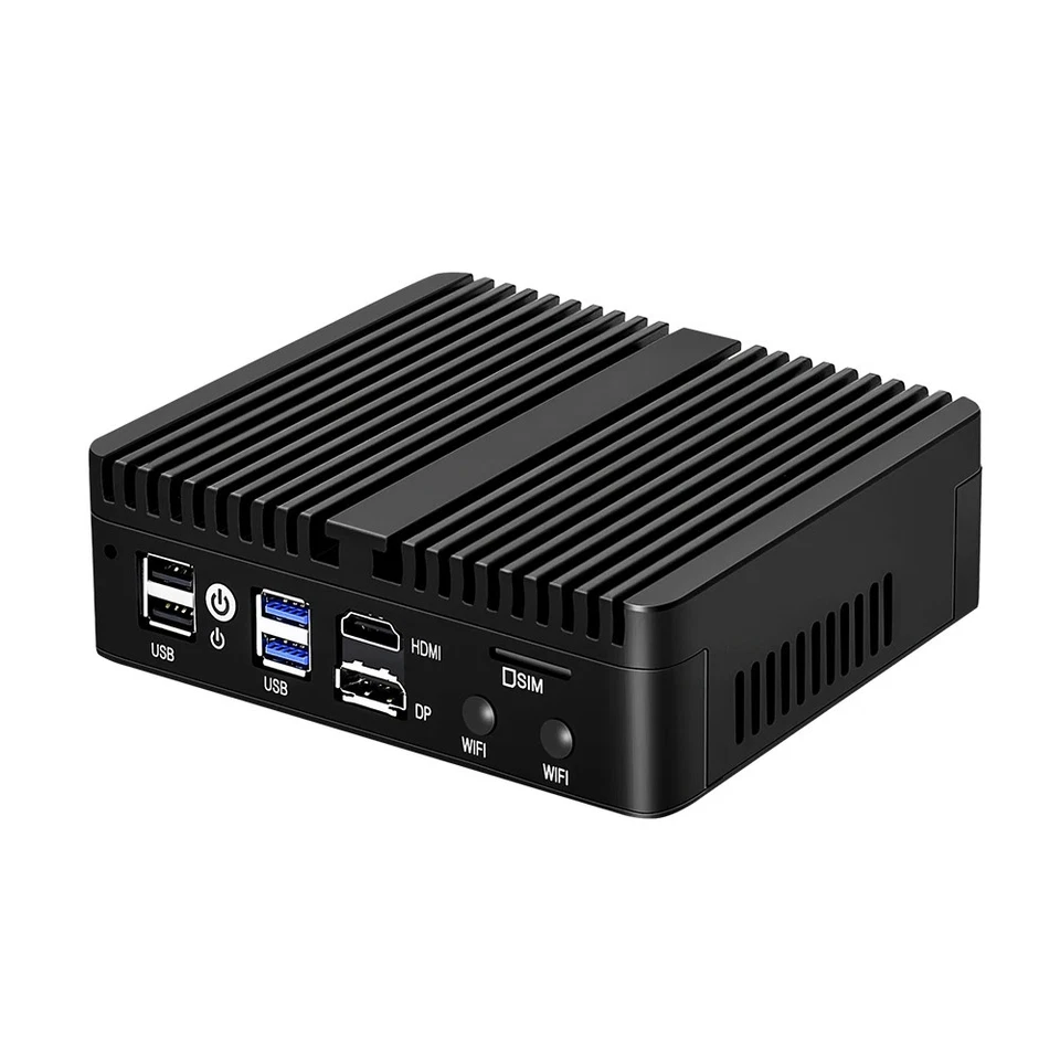 Intel N150 N100 Firewall Router 4x i226-V 2.5G LAN N6415 N5105 Fanless Mini PC - Image 2 of 4