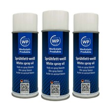 3x WP weißes Sprühfett Fettspray Haftschmie...